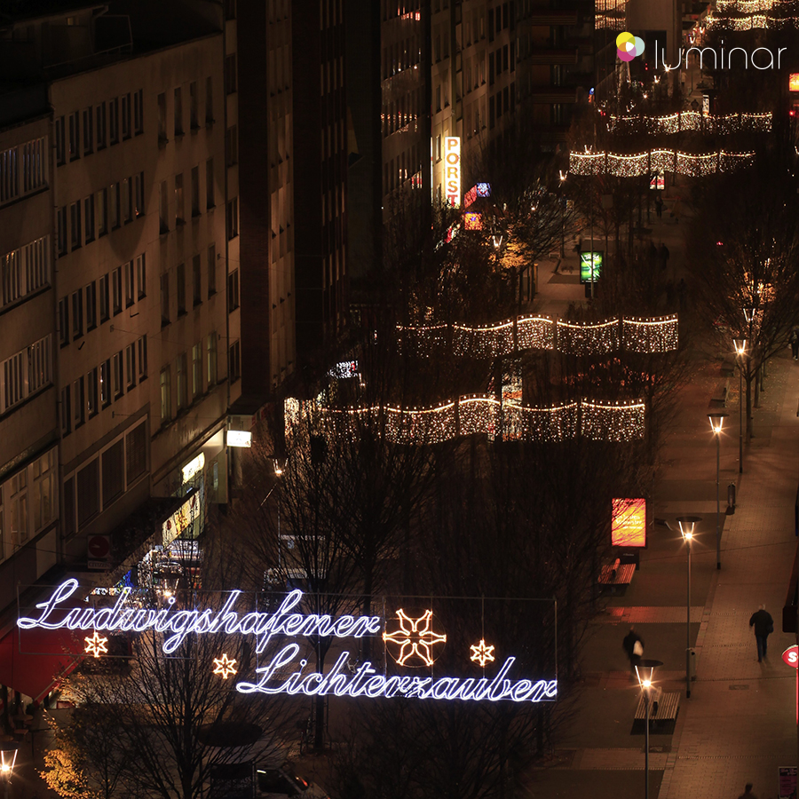 Weihnachtsbeleuchtung Dekoration in Ludwigshafen von Wencke Tschentscher, Firma Luminar